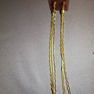 Earrings- long , for pierced ears